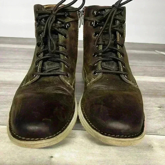 Clark’s Unstructured Un Larvik Peak Leather Boots Men’s 7.5 Brown comfy - Picture 3 of 7